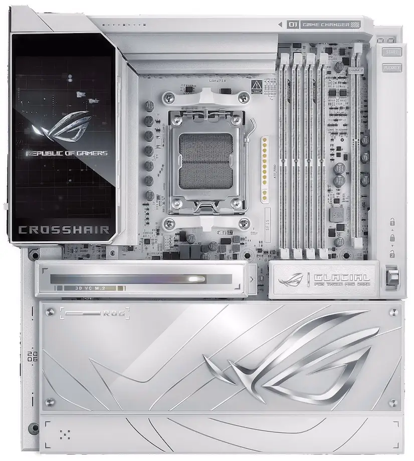 Club de Golf Gaming - Montaje Placa Base ASUS ROG CROSSHAIR X870E GLACIAL Club de Golf