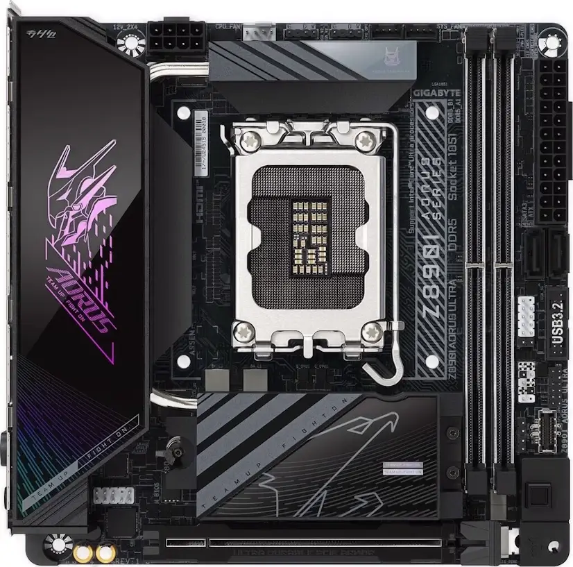 Montaje Placa Base Gigabyte Z890I AORUS ULTRA Gaming PC Club de Golf